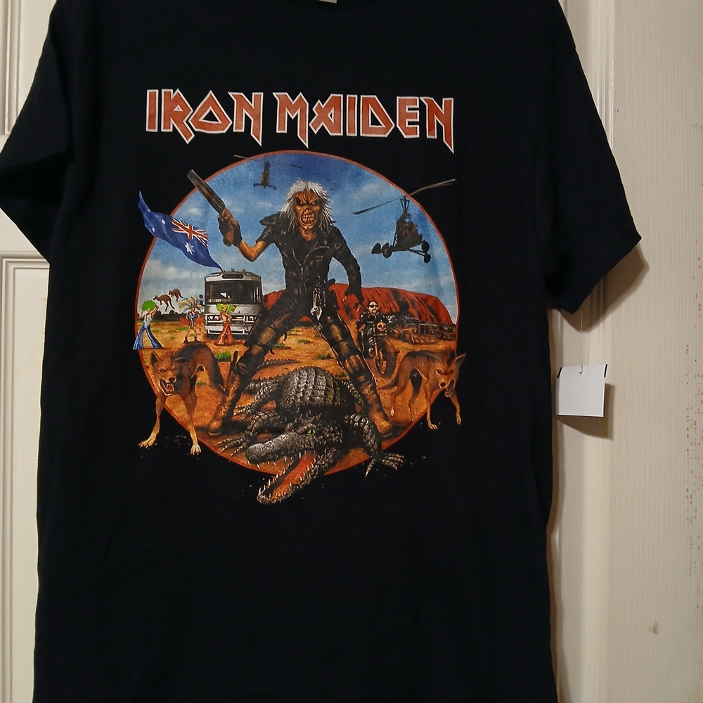 Black Short Sleeve Tee with Album Artwork